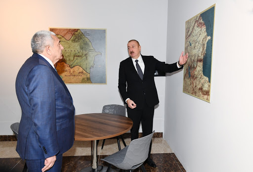 Алиев возмутился из-за названия «Сисиан» и «Урарту» на «древнеазербайджанской» карте: видео