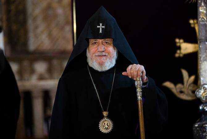 Католикос Всех Армян Гарегин Второй поздравил женщин и девушек с праздником Благовещения