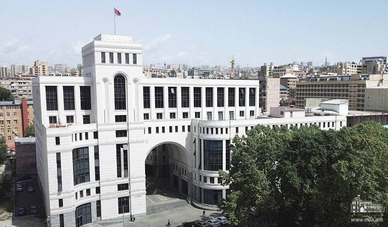 Заявление МИД Армении о состоявшихся 31 марта президентских и парламентских выборах в Арцахе