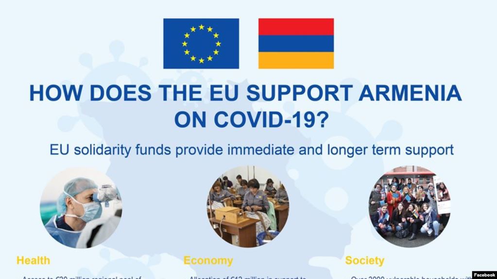 ЕС предоставит Армении €51 млн на борьбу с коронавирусом