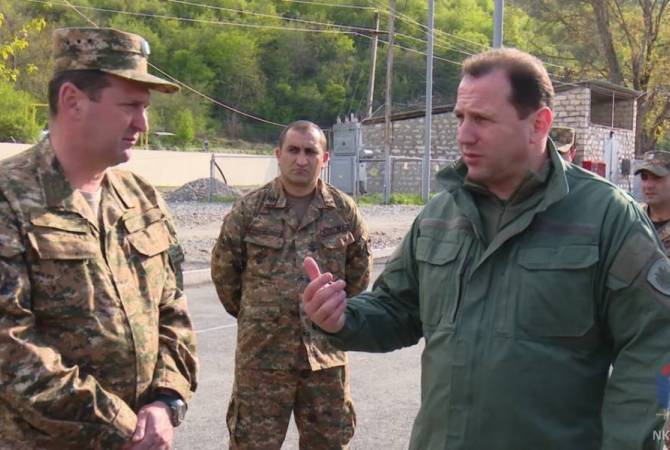 Министр обороны Армении Давид Тоноян совершил рабочий визит в Арцах