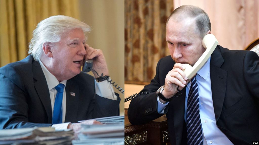 Трамп и Путин обсудили борьбу с пандемией и контроль над вооружениями: Белый дом