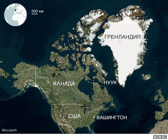США 67 лет спустя вновь открыли консульство на Гренландии и создадут парк ледоколов