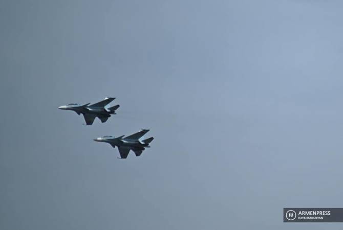 Су-30СМ ВВС Армении выполнили первые тренировочные полеты с «боевым поражением»: видео