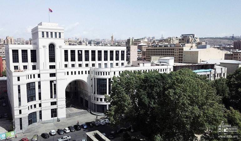 МИД Армении: МИД Турции распространил откровенно ложную и вводящую в заблуждение информацию