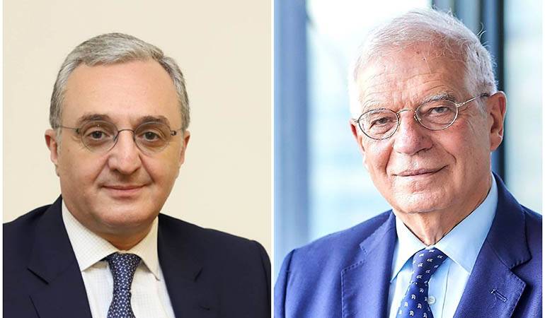 Зограб Мнацаканян и Жозеп Боррель обсудили вопросы региональной стабильности и безопасности