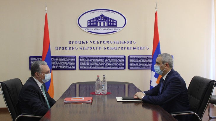 Глава МИД Армении в Степанакерте провел встречи с высшим руководством Арцаха