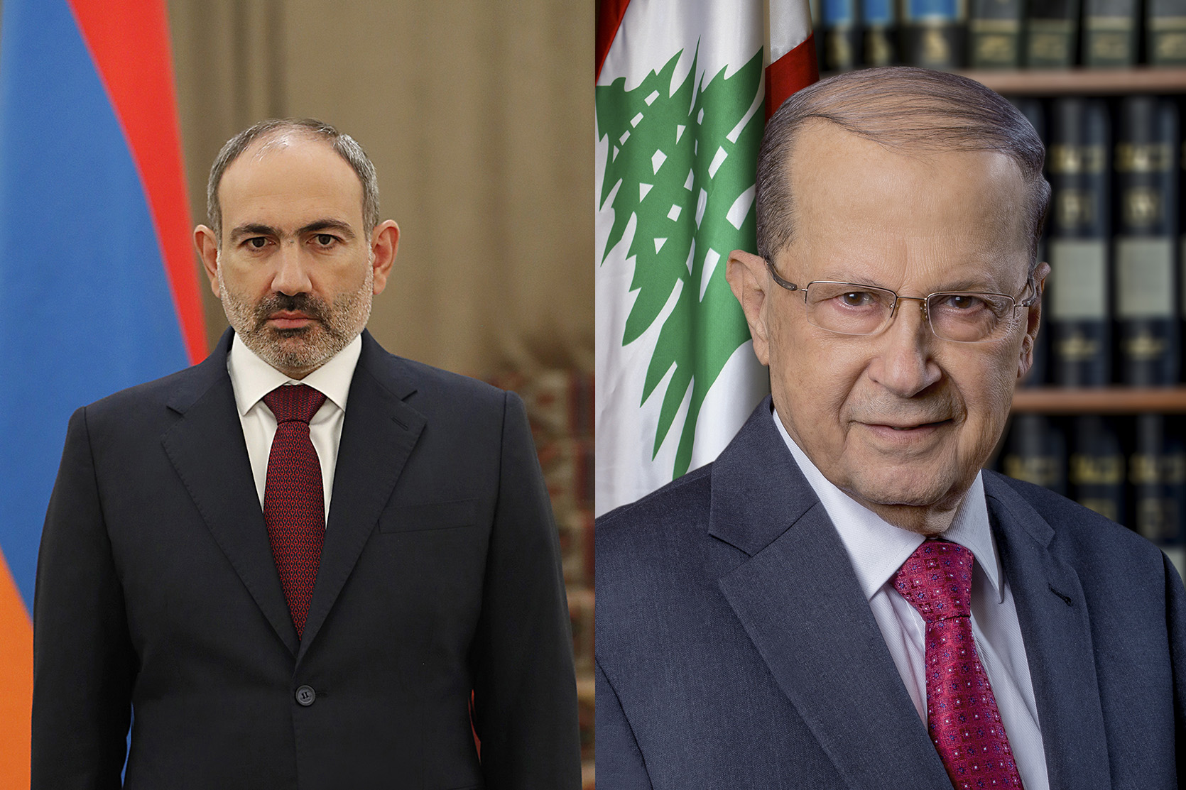 Никол Пашинян провел телефонный разговор с президентом Ливана Мишелем Ауном