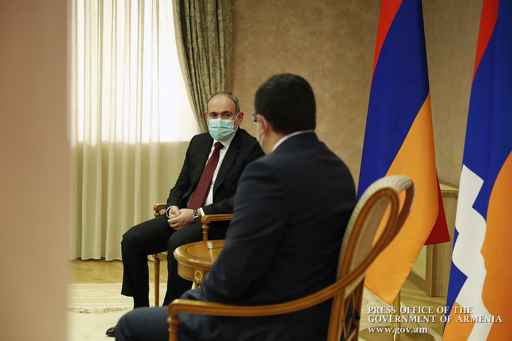 «У нас очень большая совместная повестка дня»: встреча Никола Пашиняна и Араика Арутюняна в Арцахе