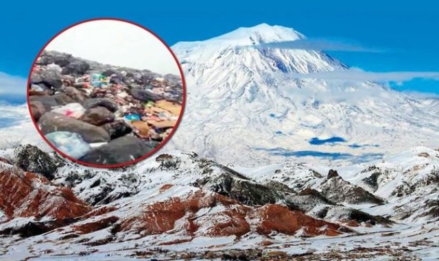 Альпинисты Турции превратили гору Арарат в мусорную свалку: видео