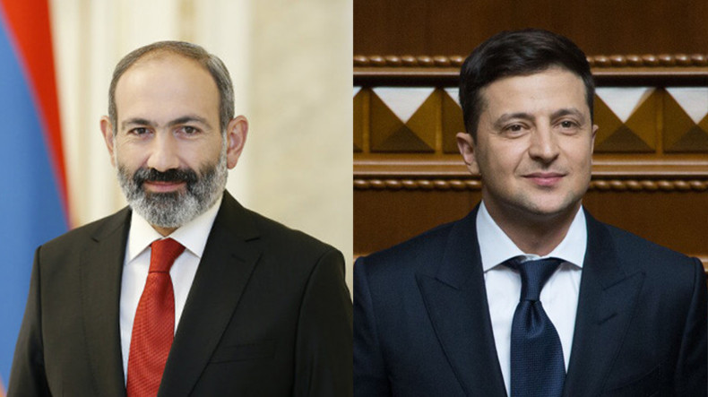Премьер и президент Армении поздравили Владимира Зеленского с Днем независимости Украины