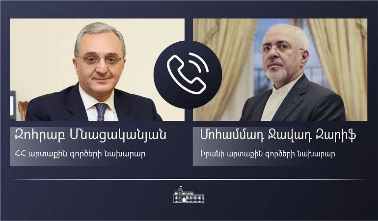 Главы МИД Армении и Ирана обсудили ряд вопросов двусторонней повестки