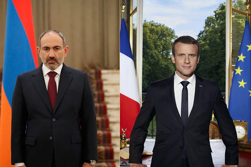 Премьер Пашинян провел телефонный разговор с президентом Франции Макроном