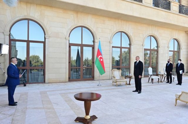Алиев «обеспокоен» в связи с военным сотрудничеством между Арменией, Грецией и Кипром