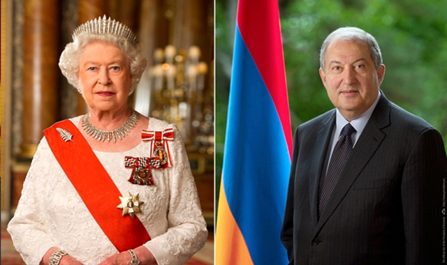Королева Елизавета Вторая поздравила президента Армении с Днем независимости