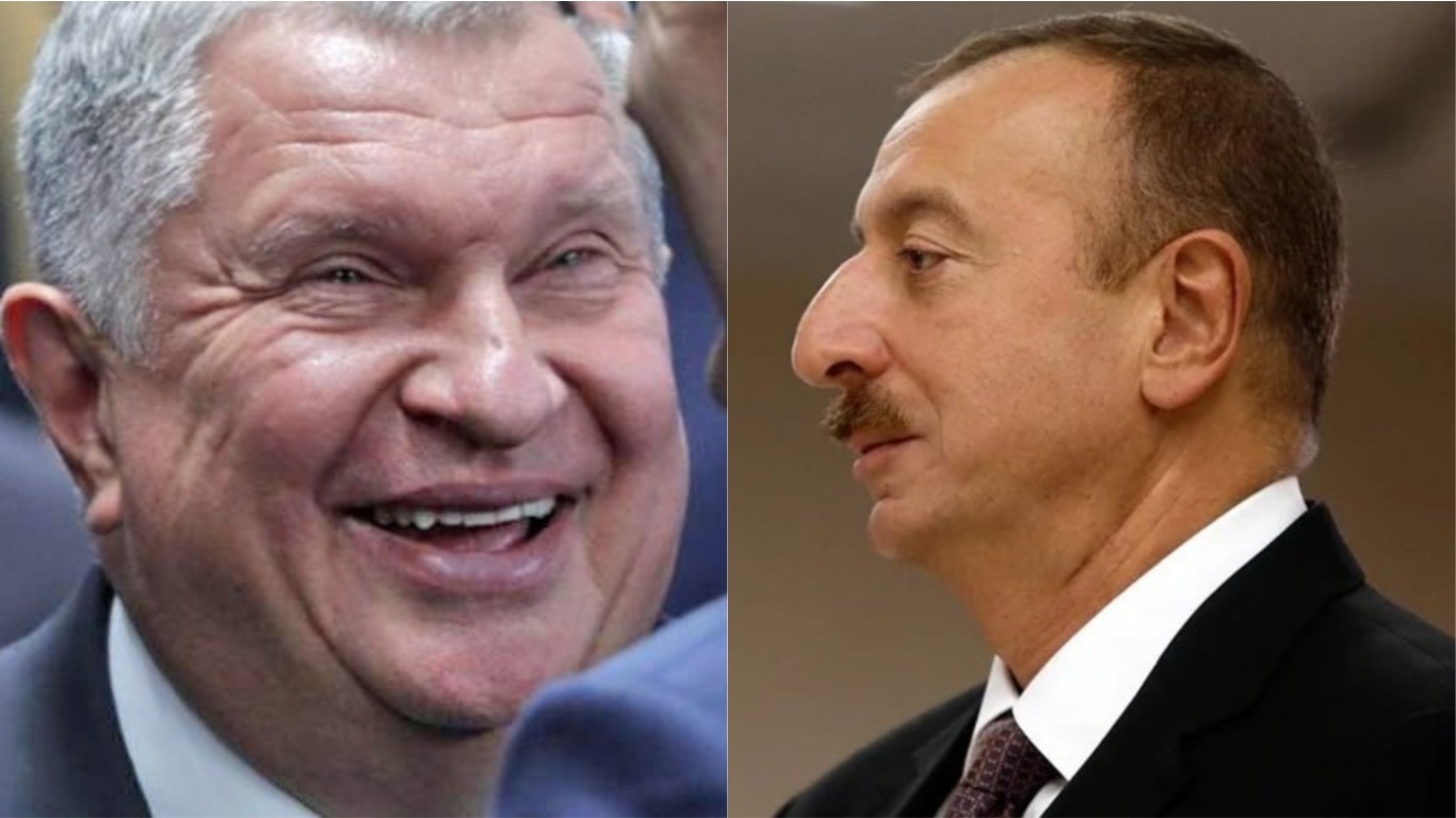 Алиев наградил главу «Роснефти» Игоря Сечина орденом «Дружба»