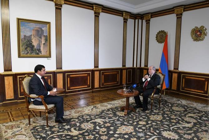 Президент Армен Саргсян обратился к арабскому миру: интервью Alghad TV