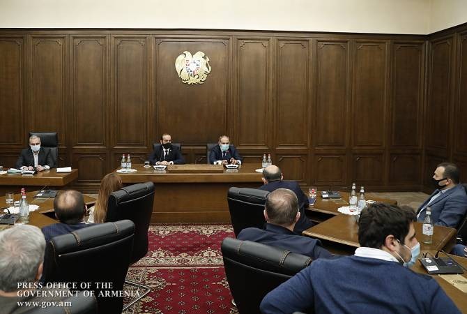 Премьер-министр провел встречу с членами Совета НС Армении