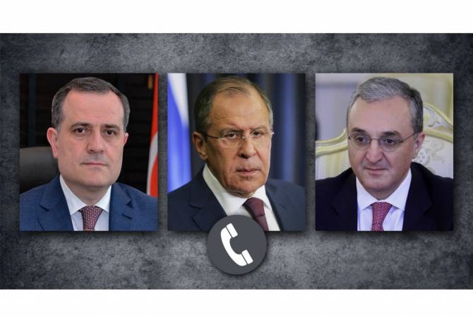 Глава МИД РФ провел телефонные разговоры с главами МИД Армении и Азербайджана