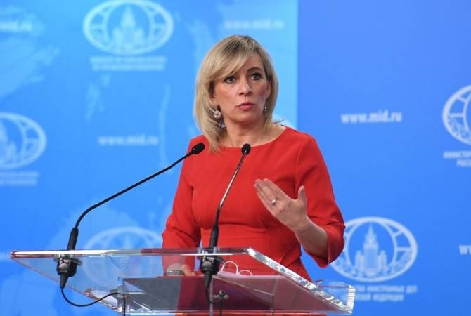 Захарова: РФ продолжает активные посреднические усилия для прекращения кровопролития в Нагорном Карабахе
