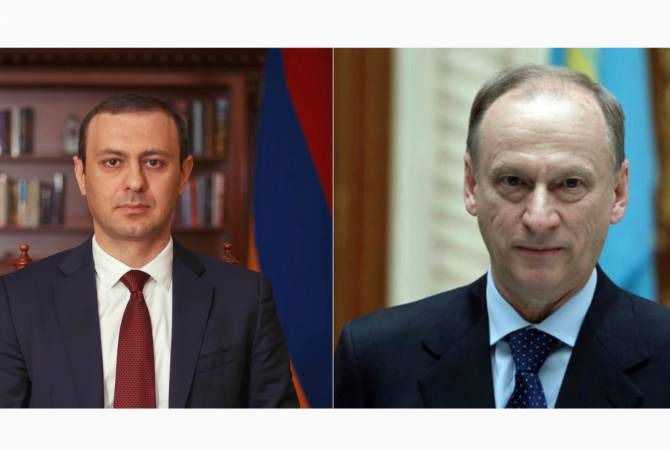 Армен Григорян представил секретарю Совбеза РФ ситуацию в Нагорном Карабахе
