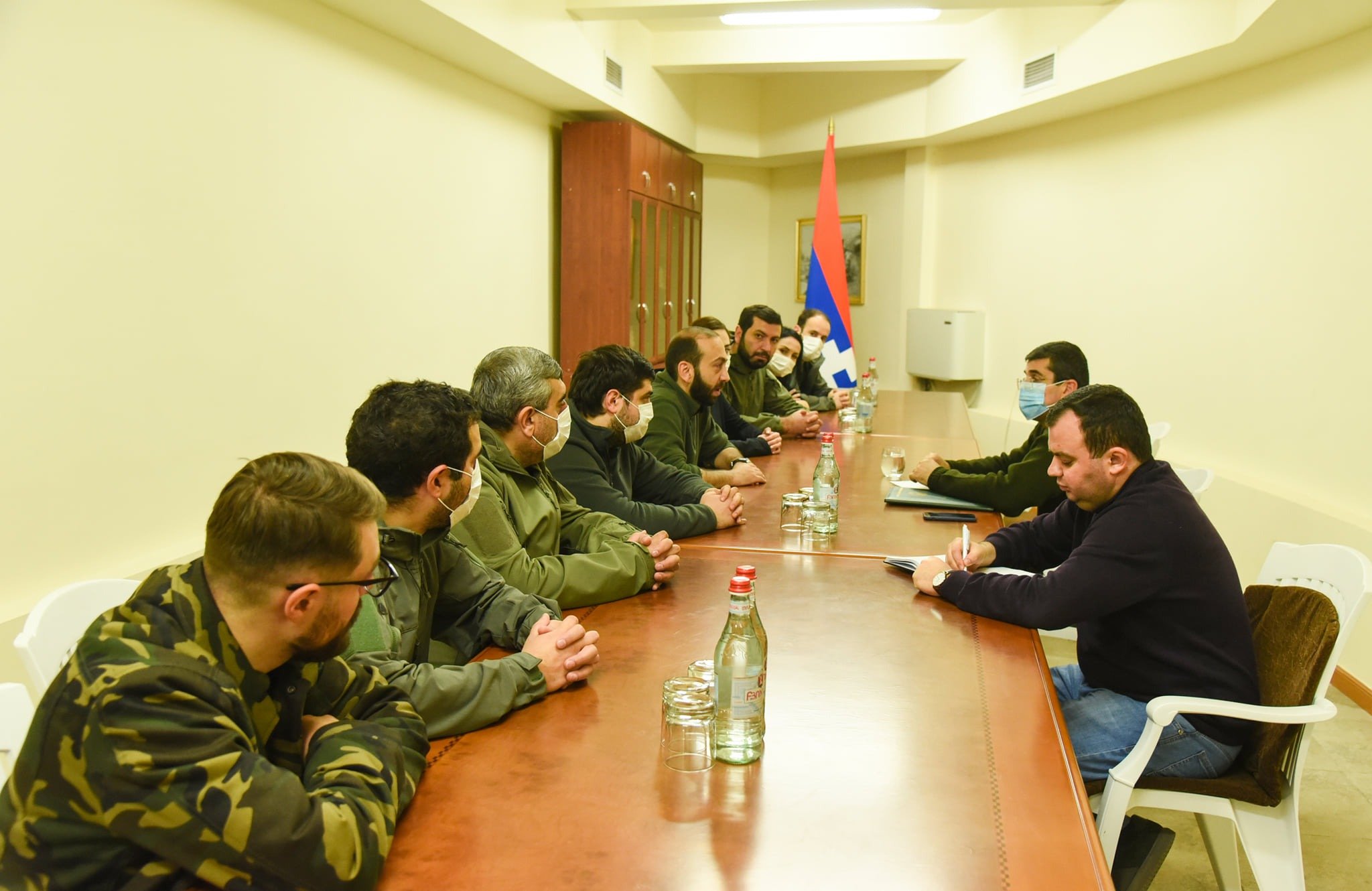 Президент Арцаха принял председателя парламента Армении и депутатов фракции «Мой шаг»