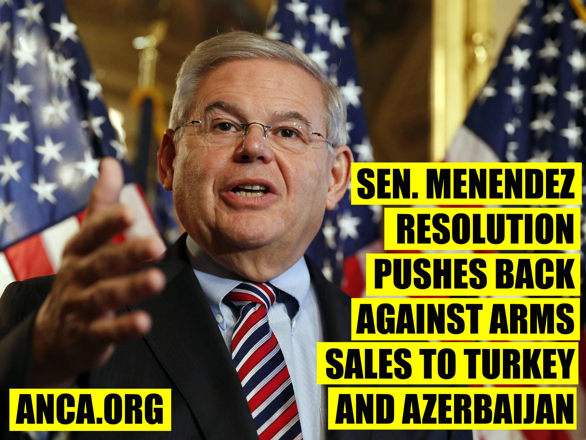Сенатор США Роберт Менендес внес проекты резолюций по запрету продажи оружия Турции и Азербайджану