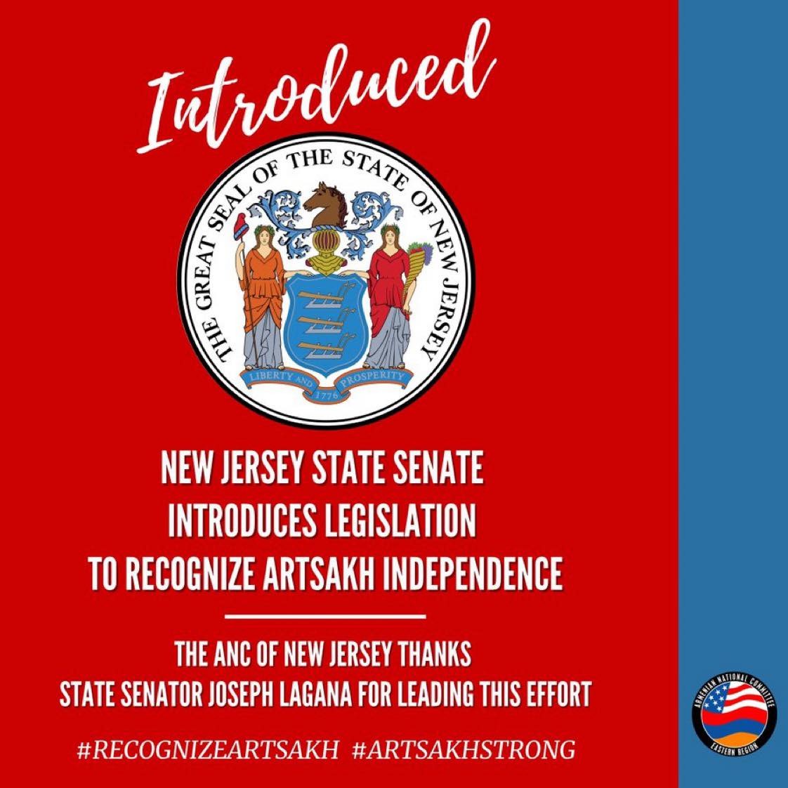 Штат Нью-Джерси США законом признал независимость Республики Арцах!
