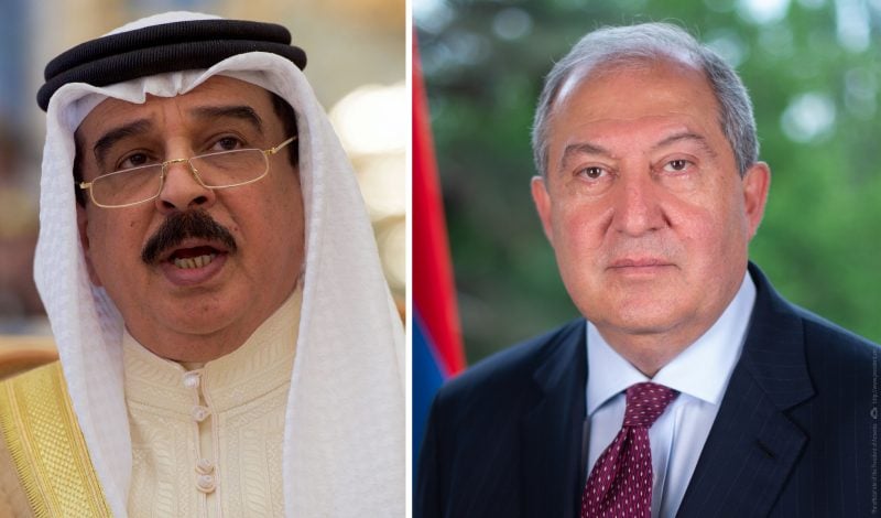 Президент Саргсян направил письмо Королю Бахрейна в связи с агрессией Азербайджана