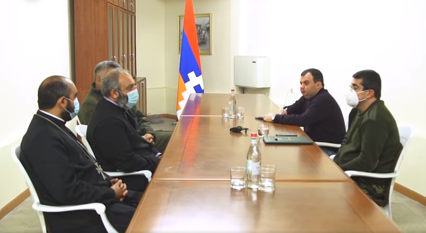 Президент Арцаха принял главу Тавушской епархии Армянской Апостольской церкви: видео