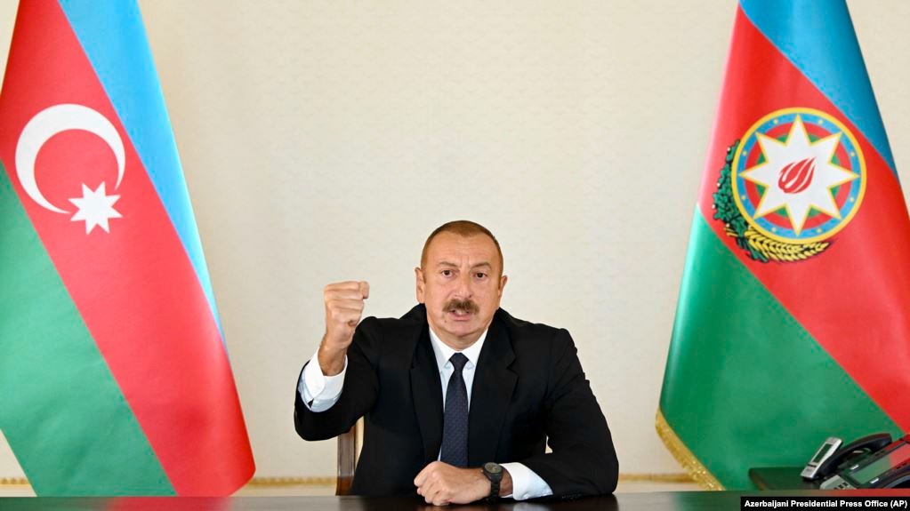 Алиев: военные действия продолжатся до тех пор, пока «армянские войска не будут выведены из Карабаха»