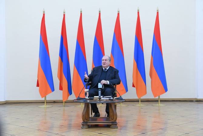 Армяне Нагорного Карабаха борются также за безопасность Европы: президент Саргсян