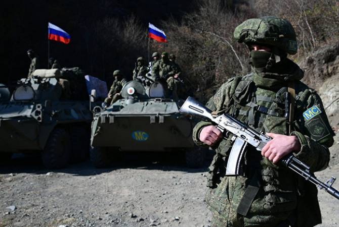Российские миротворцы обеспечивают безопасность гражданского транспорта в Лачинском коридоре