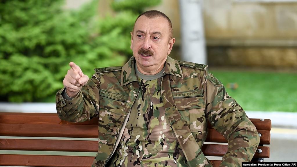 Алиев «возмущен» в связи с санкциями, введенными Нидерландами за военные преступления