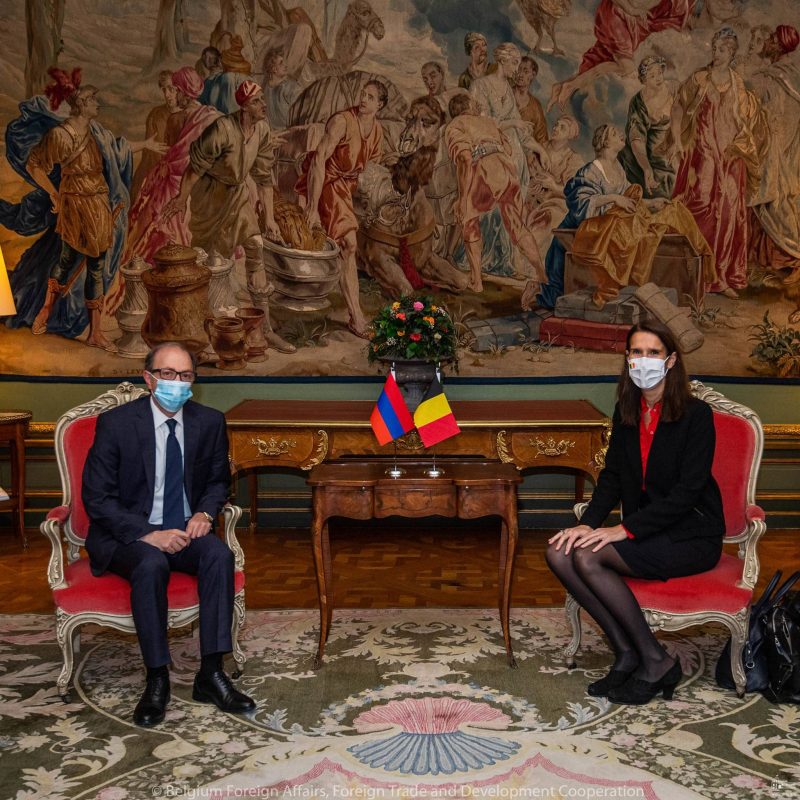 Главы МИД Армении и Бельгии обсудили вопросы региональной безопасности и стабильности