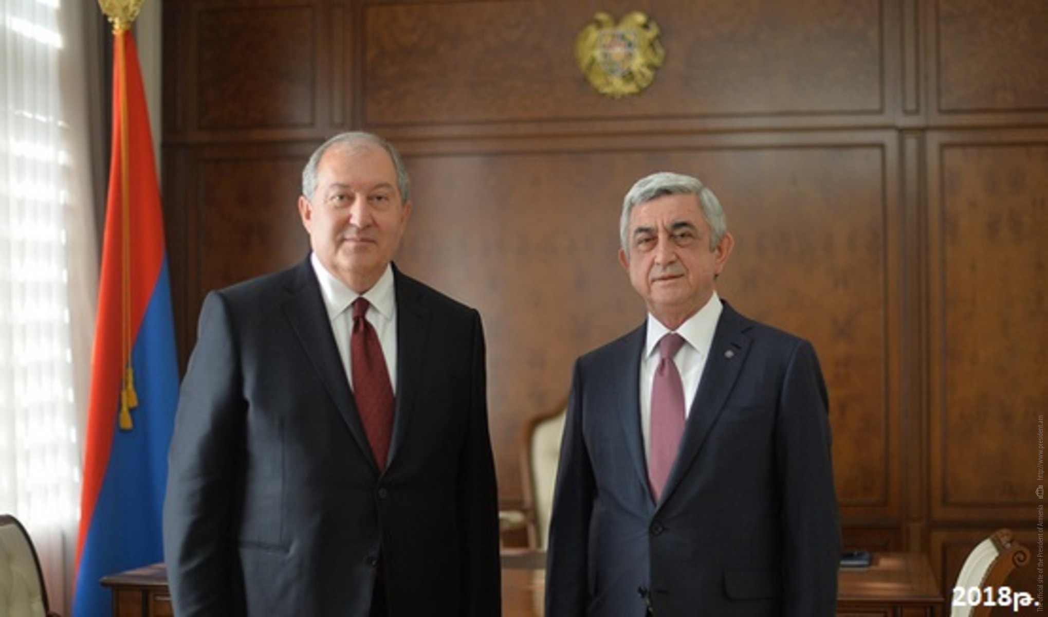 Президент Армен Саргсян встретился с Сержем Саргсяном