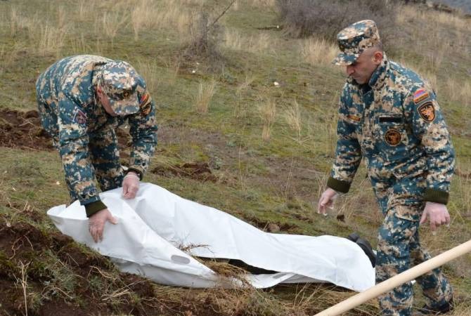 В Гадруте и Джабраиле найдены останки 20 погибших: ГСЧС Арцаха
