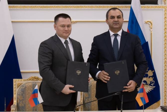Генпрокуроры Армении и РФ обсудили вопросы сотрудничества в области экстрадиции