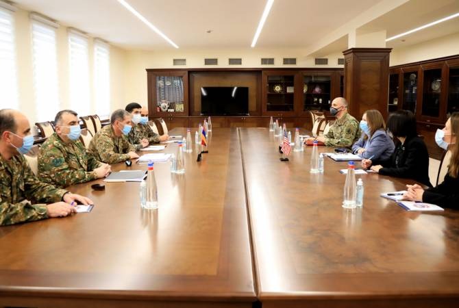 Генерал Оник Гаспарян и посол США обсудили дальнейшие программы оборонного сотрудничества