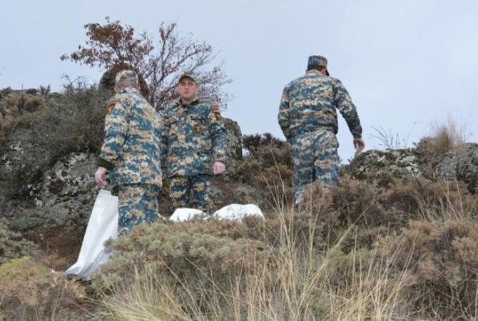 Спасатели Арцаха в Джебраиле обнаружили останки еще 8 погибших военнослужащих