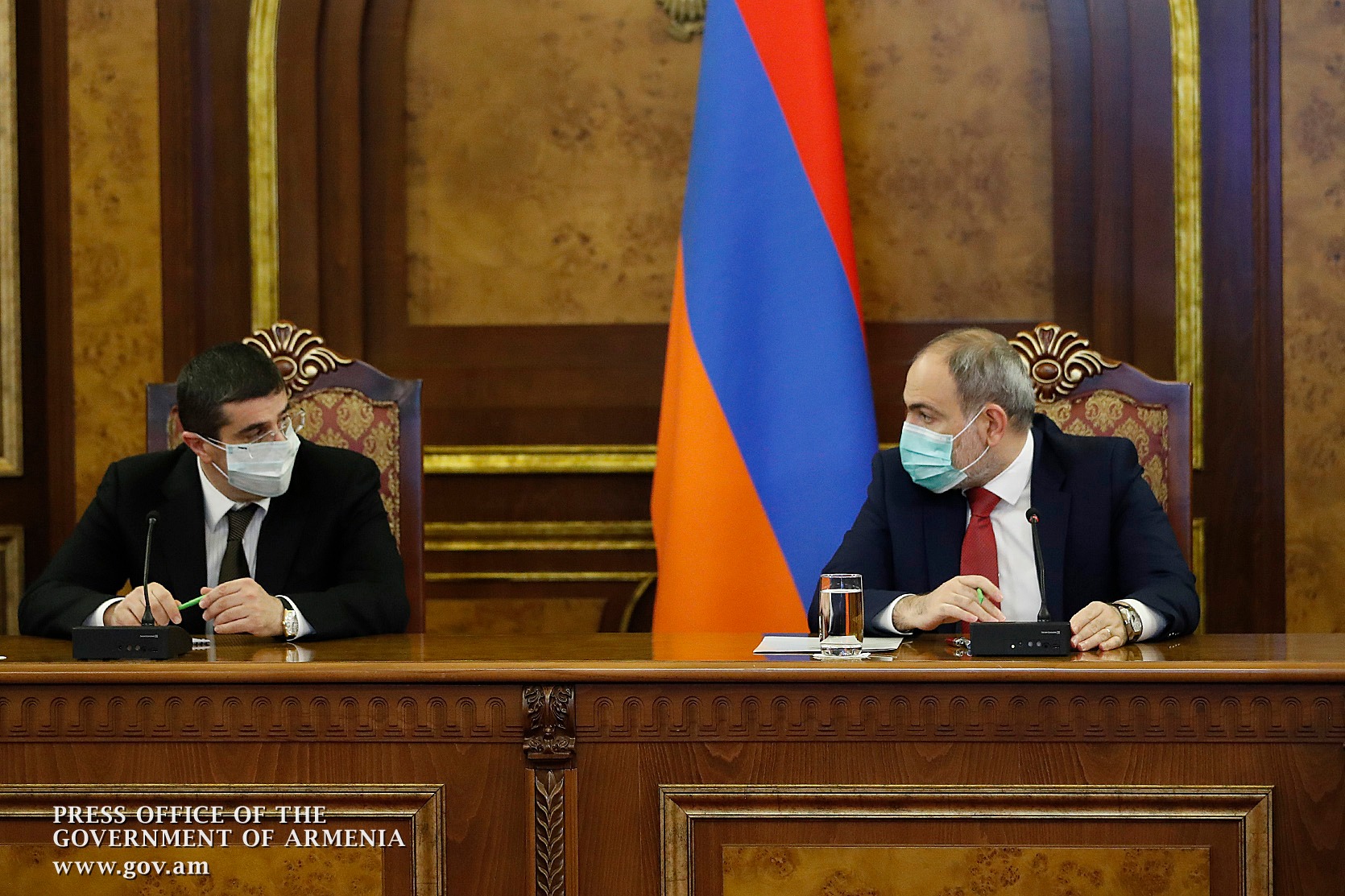 Под председательством премьер-министра Пашиняна и президента Арцаха состоялось совещание Совета безопасности в расширенном составе