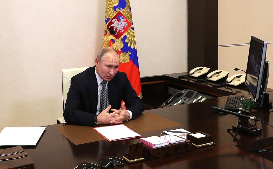 Путин проинформировал членов Совбеза России об итогах переговоров с Пашиняном и Алиевым
