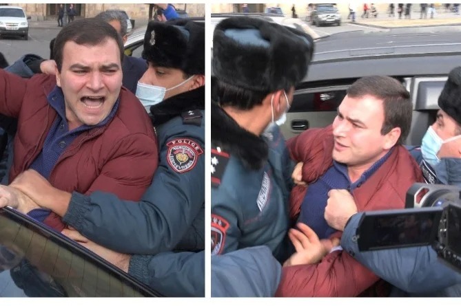 Противники Никола Пашиняна провели автошествие: полиция провела задержание — видео