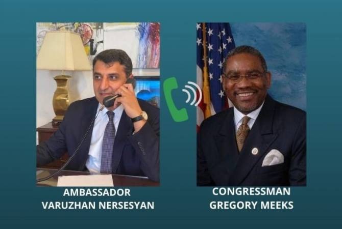 Посол Варужан Нерсисян и конгрессмен Грегори Микс обсудили послевоенную ситуацию в Нагорном Карабахе
