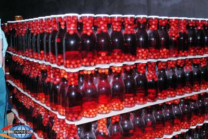 Экспорт консервированной продукции и соков Армении вырос на 30% и 38%