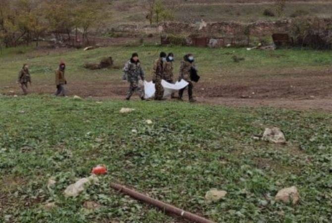 В районе Кубатлу найдены останки четырех военнослужащих: ГСЧС МВД Арцаха
