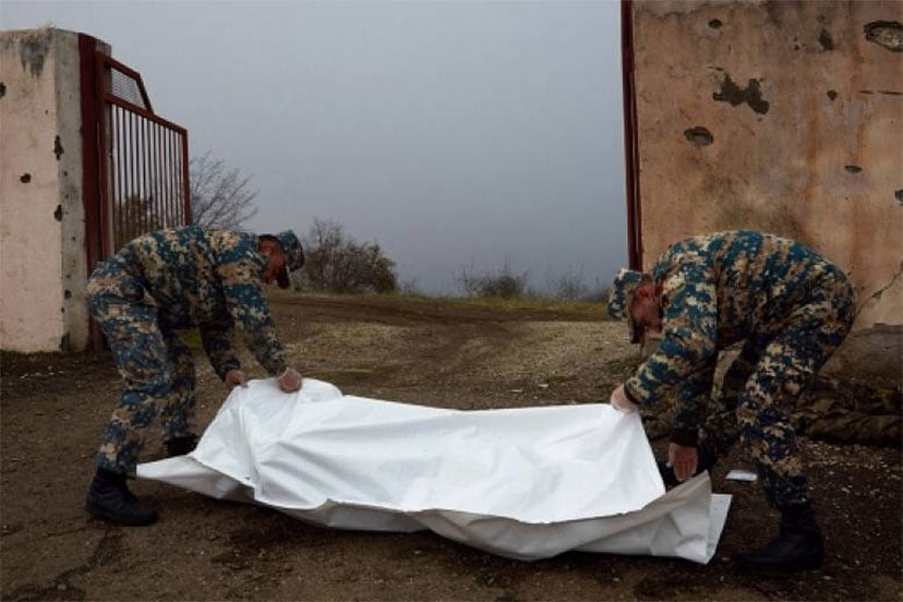 ГСЧС МВД Арцаха: обнаружены останки еще двух погибших военнослужащих