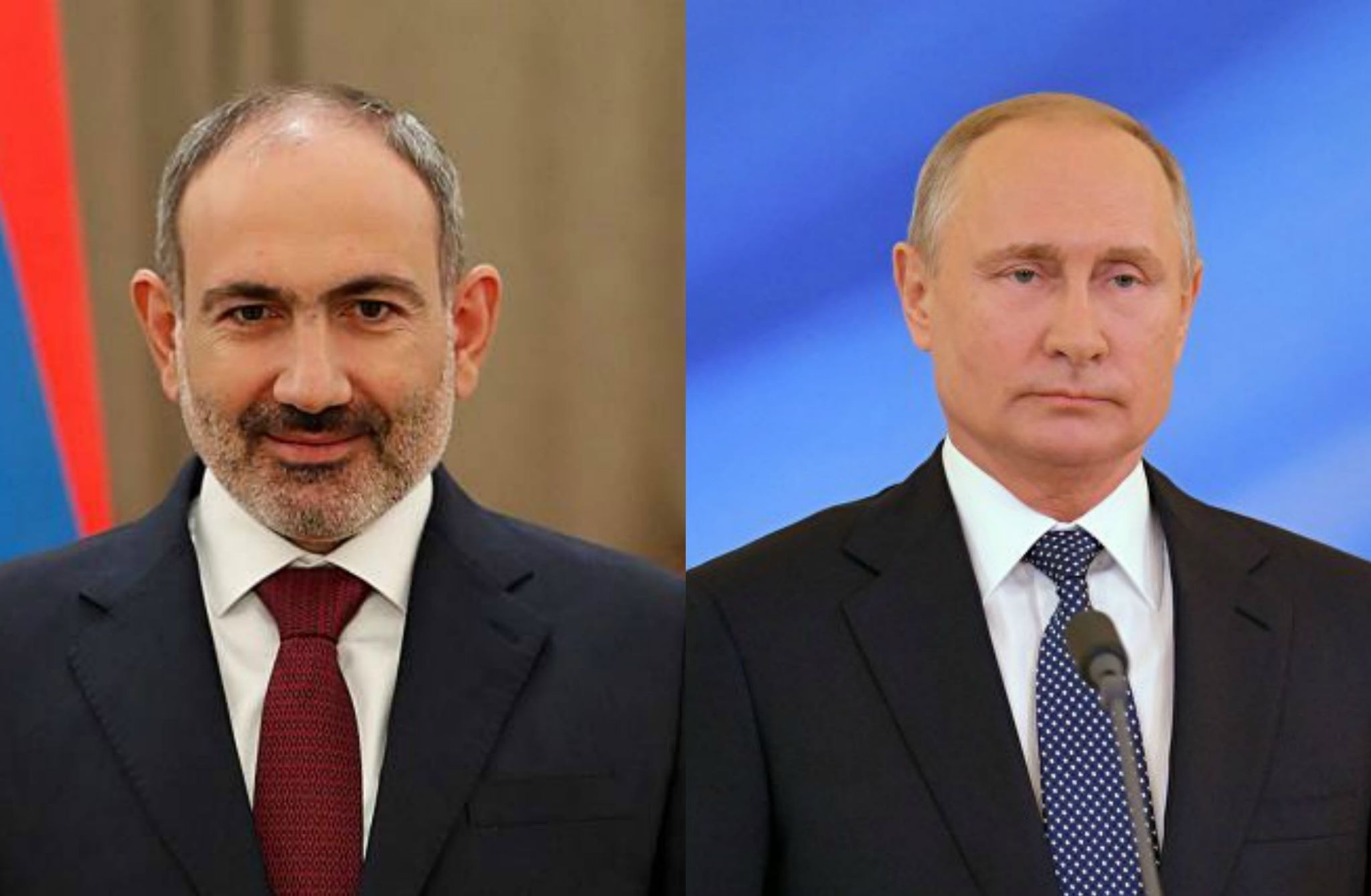Никол Пашинян и Владимир Путин обсудили ситуацию в Армении