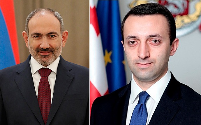 Никол Пашинян поздравил Ираклия Гарибашвили с назначением на пост премьер-министра Грузии