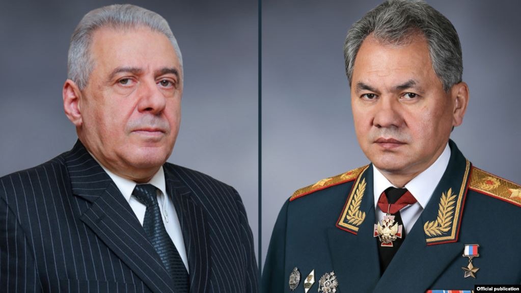 Арутюнян и Шойгу обсудили «ход решения вопросов безопасности Армении»